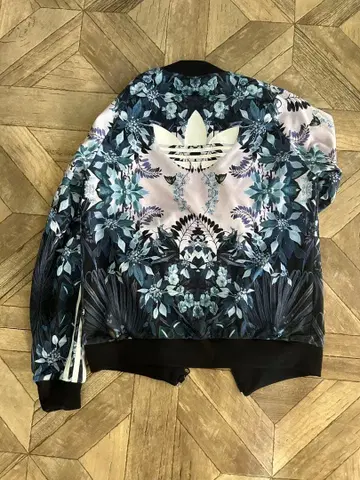 [ 레어 ] adidas 꽃무늬 집업 자켓 M 사이즈
