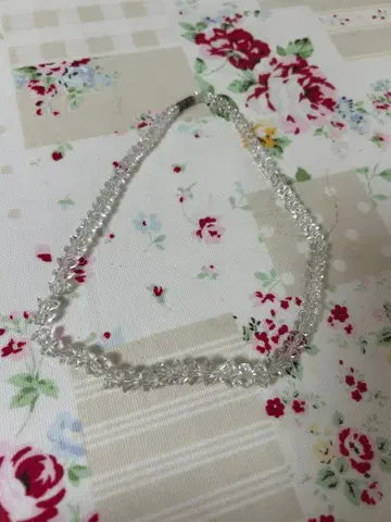 수정 목걸이 약 40cm