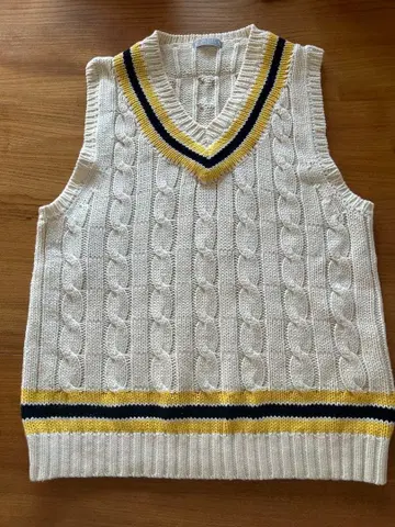 BEAMS 남성용 칠드런 니트 베스트