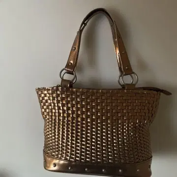 COR D I E R 브론즈 뜨개질 디자인 백