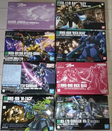 HG 1/144 제타 건담 백식 릭 디아스 가브스레이 외 Z계 세트