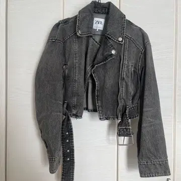 ZARA 숏 기장 데님 자켓 블랙 Y2K