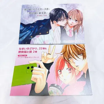 건방진. 길고양이와 늑대 봄의 폭풍과 몬스터 리플렛