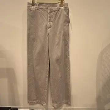 새상품 일본제 그레이 코듀로이 슬랙스