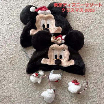 디즈니 크리스마스 미키 미니 팬캡