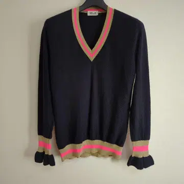 정가 24000엔 바움 운트 헤르가르텐 코튼 니트 스웨터