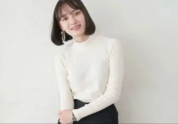 숲의 학교 니트 화이트