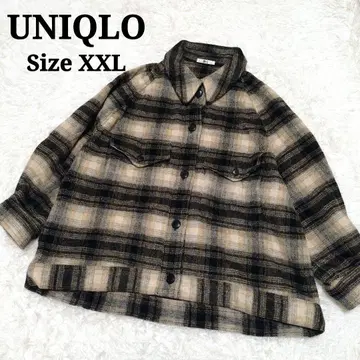 [새상품급] UNIQLO:C 유니클로 C 오버 사이즈 자켓 체크