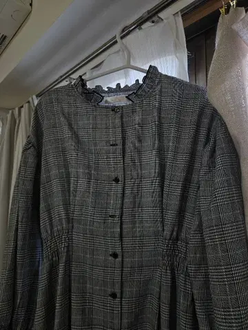 체크 무늬 원피스