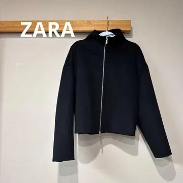 ZARA 더블 지퍼 울 숏코트