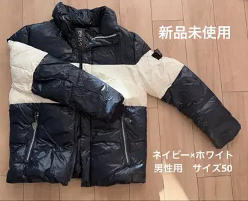 G-STAGE 남성용 다운 네이비 x 화이트