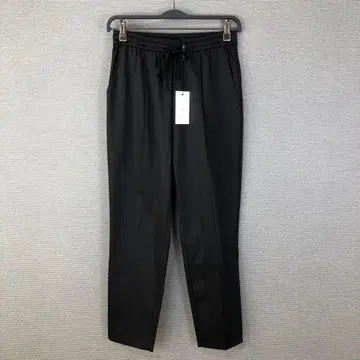 미사용품 yori 샤이니 트윌 스틱 팬츠 38 블랙