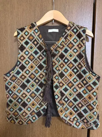 기하학 패턴 브라운 베스트