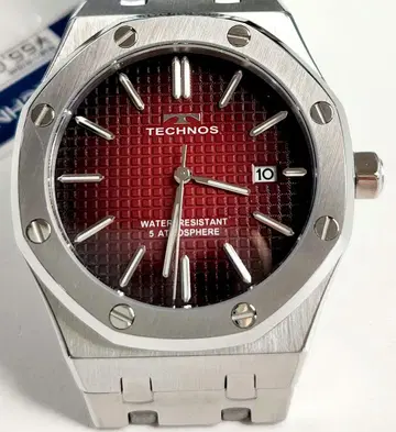[ 새상품 ] 테크노스 쿼츠 손목시계 날짜 포함