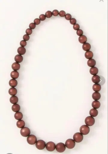 UN3D. 목걸이 브라운 / FREE