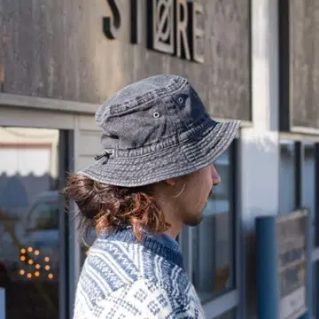 PHATEE 헴프 데님 햇 마나스태쉬 컬럼비아 GOHEMP