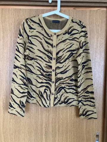 구제 의류 MOGA 호랑이 무늬 긴팔 가디건 [ 3 ]