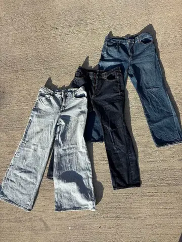 GU 데님 스키니 팬츠 3세트