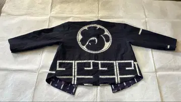 인반텐에 자수와 구루메 카스리의 리버서블 자켓