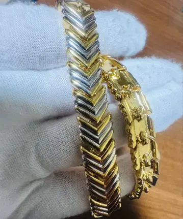 D'ORLAN 골드 실버 목걸이