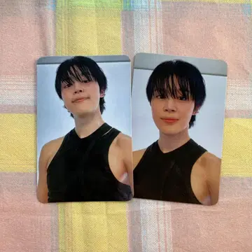 BTS FACE 럭키 드로우 트레이딩 카드 지민 JIMIN 2장