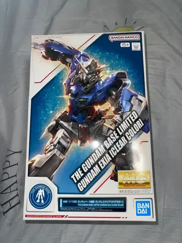 MG 1/100 건담베이스 한정판 건담 엑시아 [클리어 컬러]