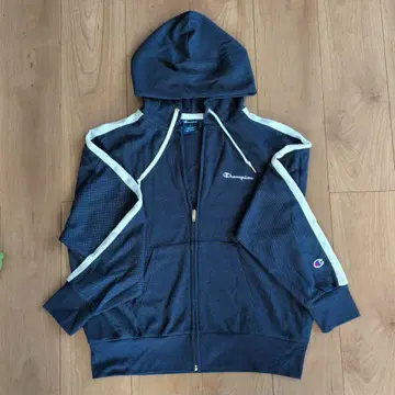 Champion 네이비 풀 지퍼 후디 L
