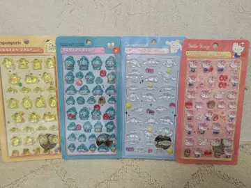 모자 꽁지 드롭 씰 산리오 7세트