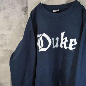 DUKE 네이비 S 맨투맨 트레이닝복 A26,16