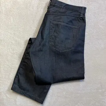 BACK NUMBER. 다크 그레이 (블랙) 데님 32인치 새상품급