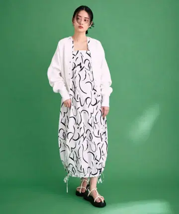 Adam et rope [지속가능성] 키넥 스냅 가디건