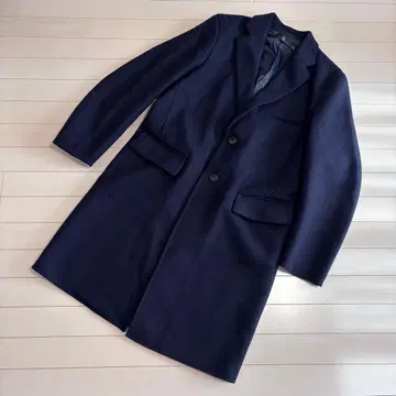 새상품급 유니클로 플러스j 체스터 코트 네이비