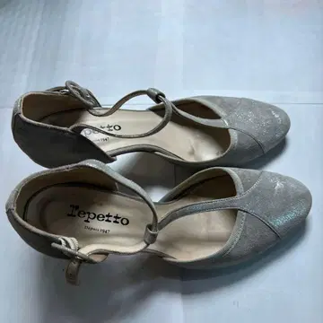레페토 실버 스트랩 신발