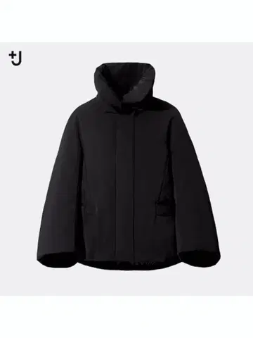 UNIQLO. +J/하이브리드 다운 자켓/XS/블랙