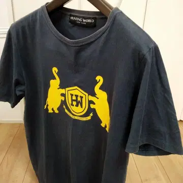 HUNTING WORLD 로고 프린트 T셔츠 XL 사이즈