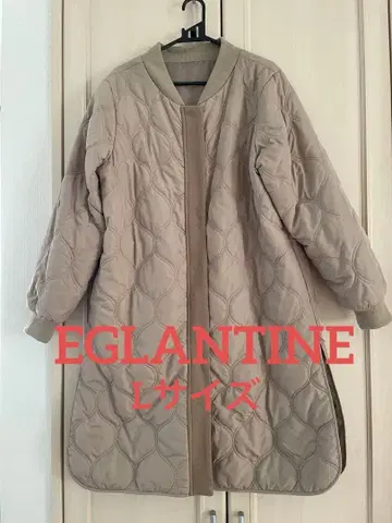 EGLANTINE 퀼팅 코트 여성용 L 사이즈 에글란틴