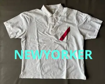NEWYORKER 뉴요커 화이트 피케 셔츠 L