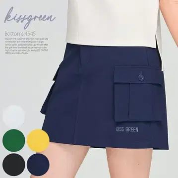 새상품 골프 스커트 네이비 KISS ON THE GREEN