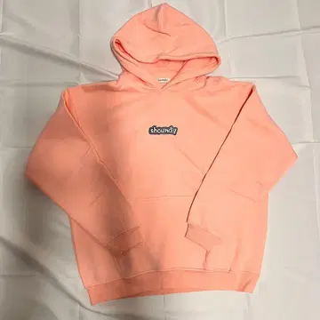shoundy 핑크 후드 부착 후드티