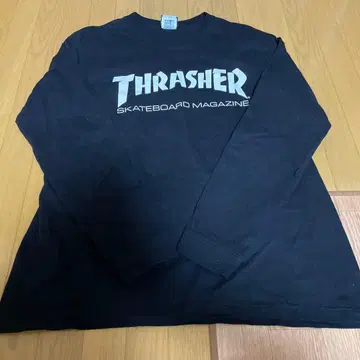 트레셔 롱T 긴팔 블랙 블랙 L