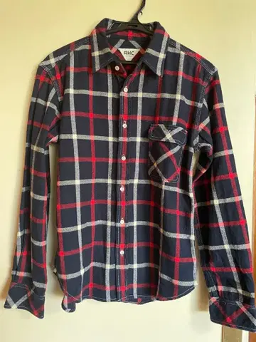 RHC 플란넬 셔츠 네이비/레드