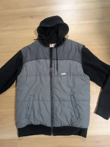 볼컴 충전솜 베스트 후드티