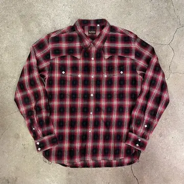 THE FLAT HEAD 플랫 헤드 웨스턴 체크 셔츠