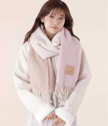 JILL by JILL STUART 레더 택 스톨 머플러 숄