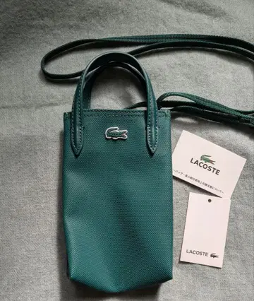 Lacoste 숄더백 그린 스마트폰 숄더