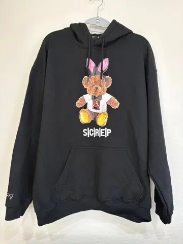 SCREP 스크렙 블랙 후드티 L 사이즈