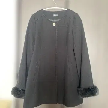 evelyn 블랙 롱 코트