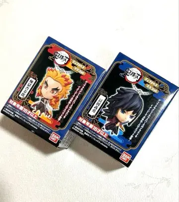 귀멸의 칼날 데포르메 마스코트 렌고쿠 쿄쥬로 토미오카 기유 피규어 세트