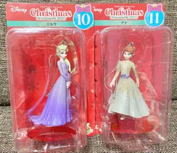 디즈니 해피 복권 크리스마스 오너먼트 엘사 & 안나