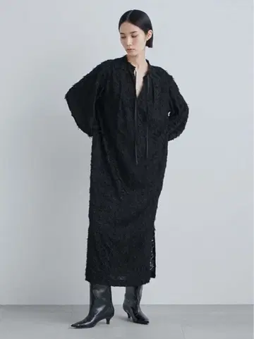 미스 로에 자카드 원피스